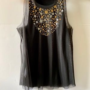 BCBG Decal Tank Top